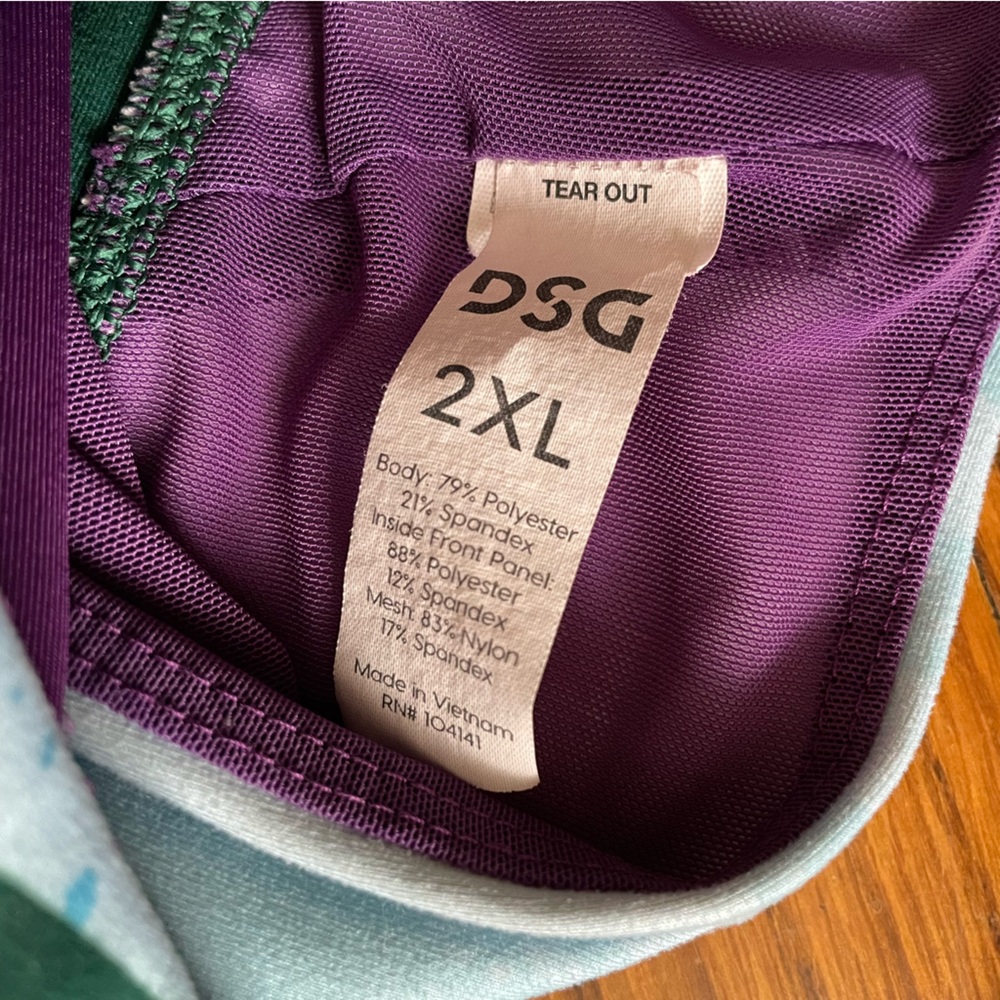 DSG Multicolor Keyhole Racerback Sports Bra - Picture 7 of 7